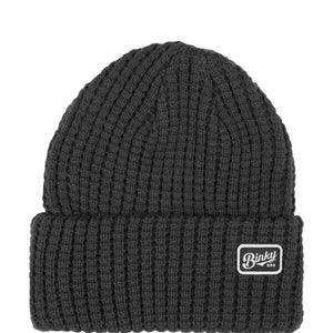 Kids Beanie Waffle Charcoal
