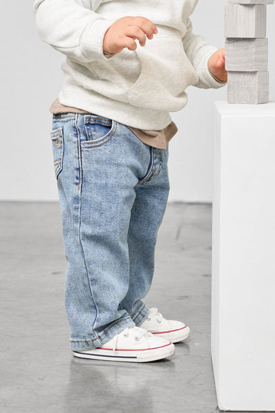 Straight Leg Jean - Light Wash