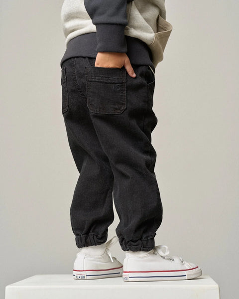 Denim Jogger - Black