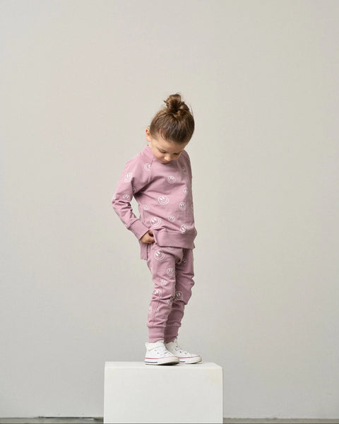 Smiley Jogger - Dusty Purple