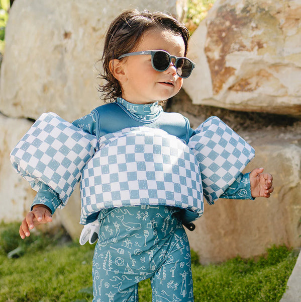 Floaties - Blue Checkers