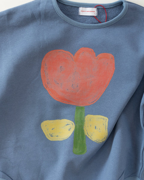 tulip sweatshirt - cornflower