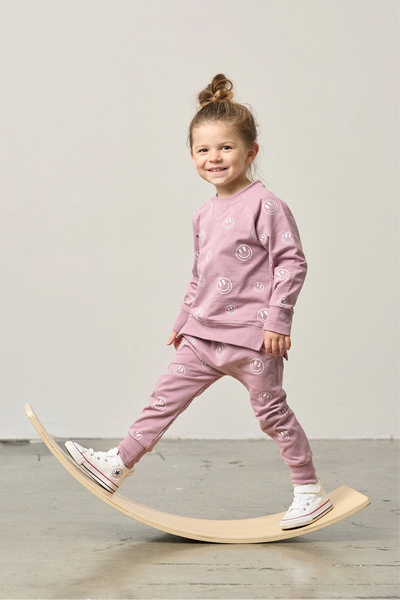 Smiley Jogger - Dusty Purple