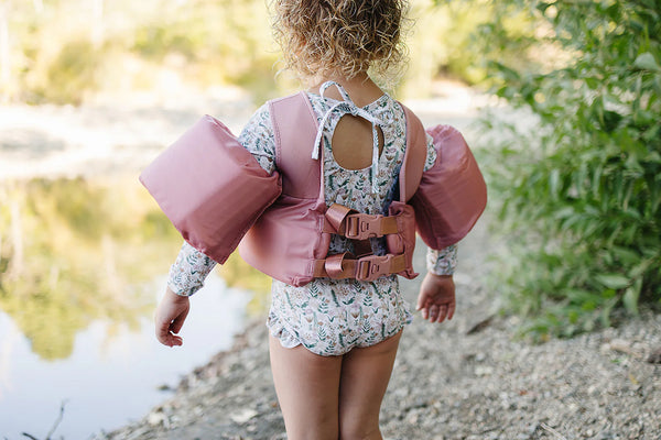 The "Zoey" Ruffle Rashguard Suit