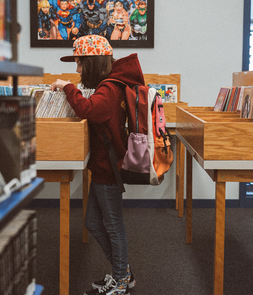 Colorblock Backpack - Sunset