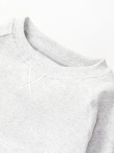 Pocket Pullover - Light Heather Grey