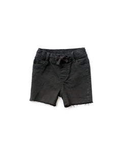 Boys Denim Short - Black Wash