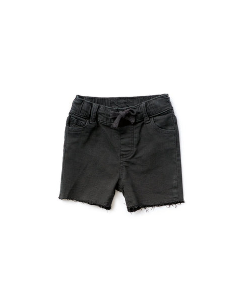 Boys Denim Short - Black Wash