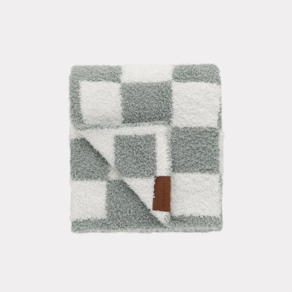 Plush Blanket - Meadow Check