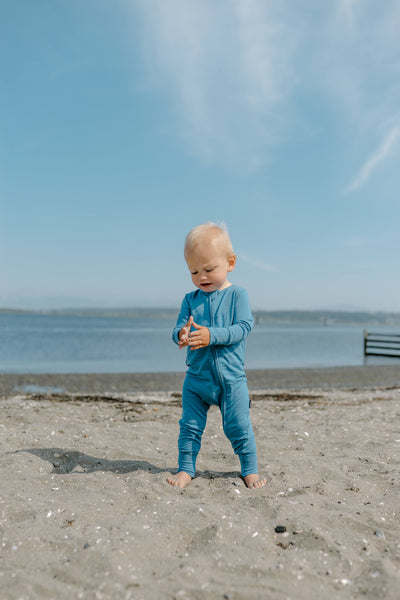 Zipper Sleeper- Marine Blue