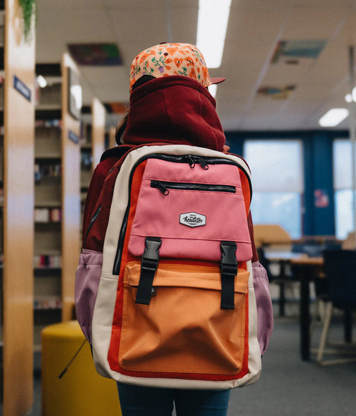 Colorblock Backpack - Sunset