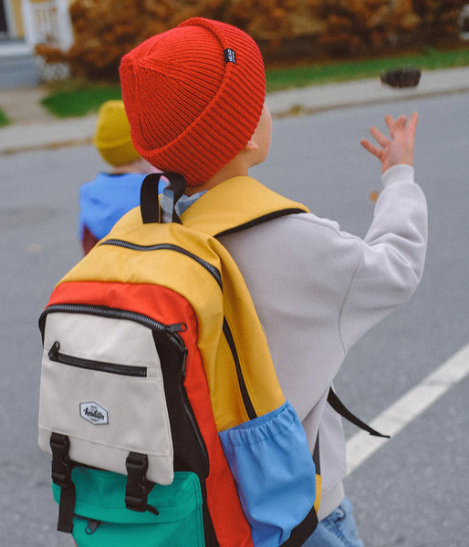 Colorblock Backpack - Blue Atoll