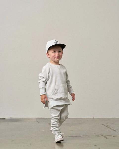 Pocket Pullover - Light Heather Grey