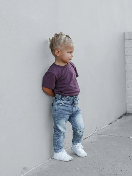 Elevated Tee - Huckleberry