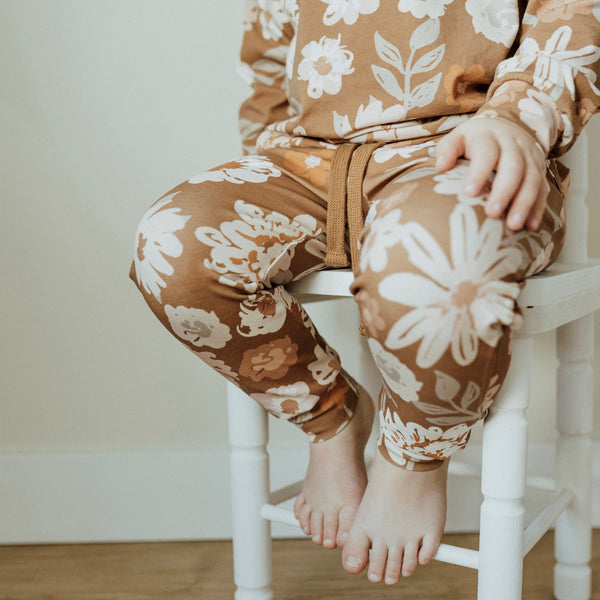 Rust Floral Lounge Pant