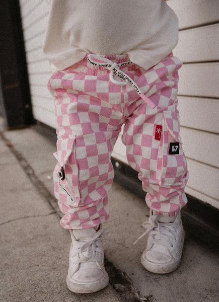 Pink Checker Cargos