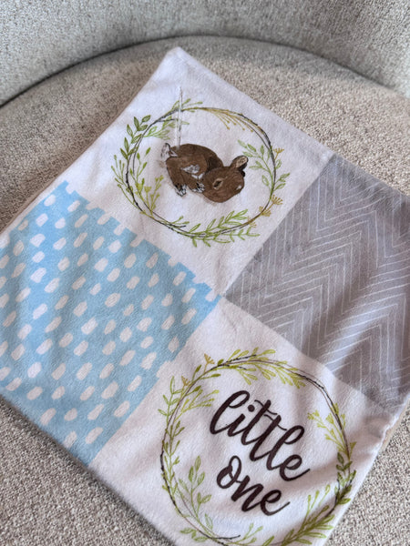 Minky Blanket - Wild and Free / Sand