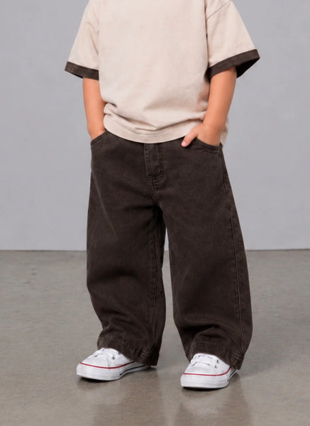 Baggy Jeans - Brown