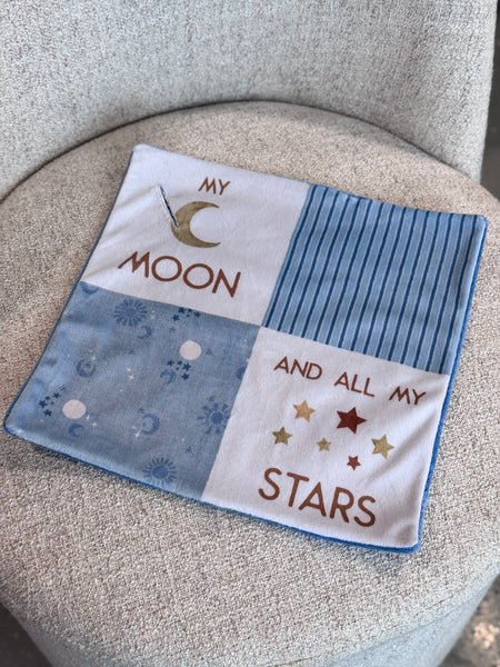Minky Blanket - Moon & Stars / Blue