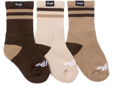 3-Pack Brown Socks