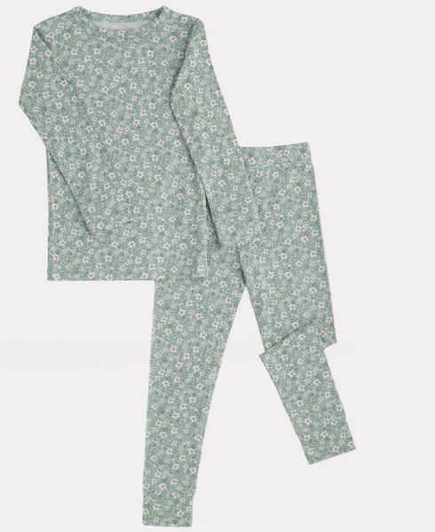 Two Piece Bamboo Set - Winter Flower