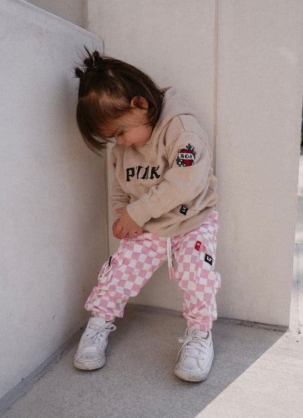 Pink Checker Cargos