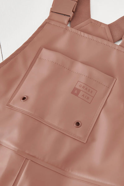 Rose Kids Waterproof Rain Dungarees