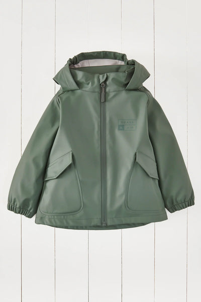 Khaki Kids Rain Jacket