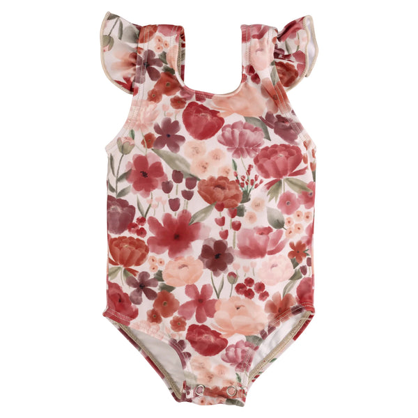 The "Harper" Ruffle Shoulder One Piece