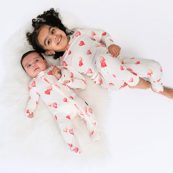 Heart Balloons - Long Sleeve PJ Set