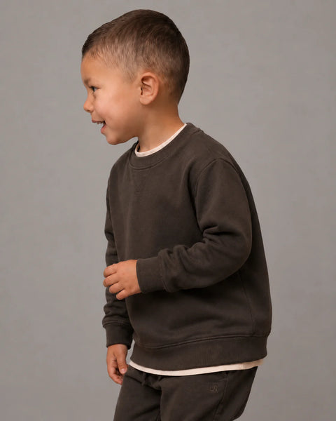 Raglan Crewneck - Brown