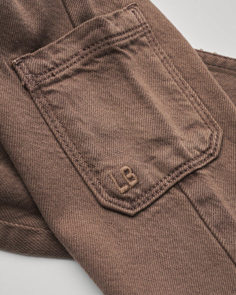 Denim Straight Leg - Light Brown