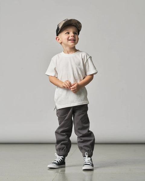 Cotton Twill Jogger - Grey