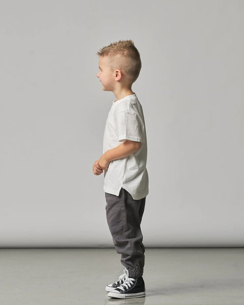 Cotton Twill Jogger - Grey