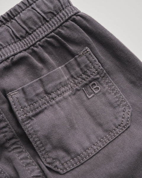 Cotton Twill Jogger - Grey
