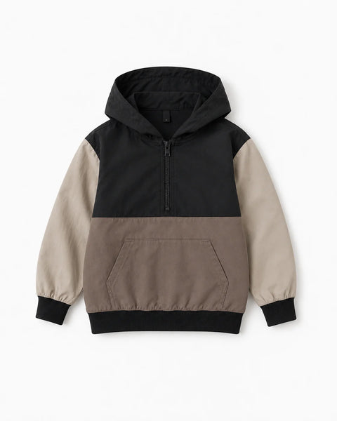 Block Pocket Hoodie