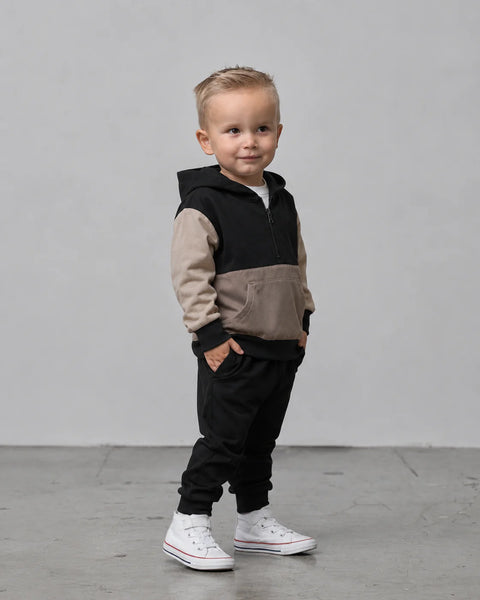 Block Pocket Hoodie
