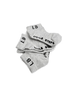 Ankle Sock 3-Pack - Light Heather Grey