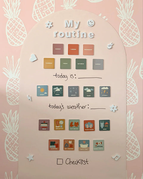 Routine Magnets - Soft Foam Magnetic Set (60 Pc Set)