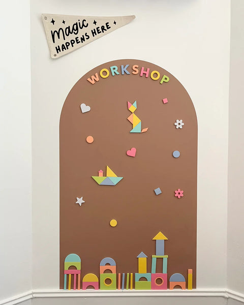 Magic Shape Set - Soft Foam Magnetic Shapes For Building and Play