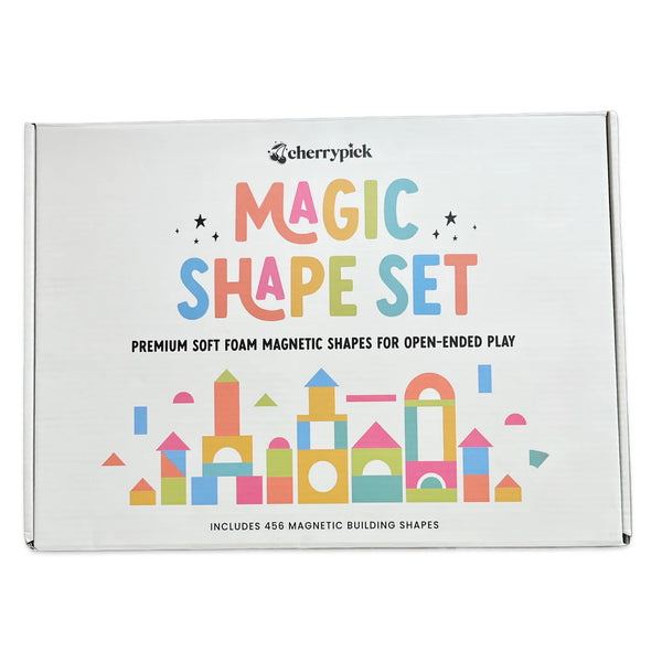 Magic Shape Set - Soft Foam Magnetic Shapes For Building and Play