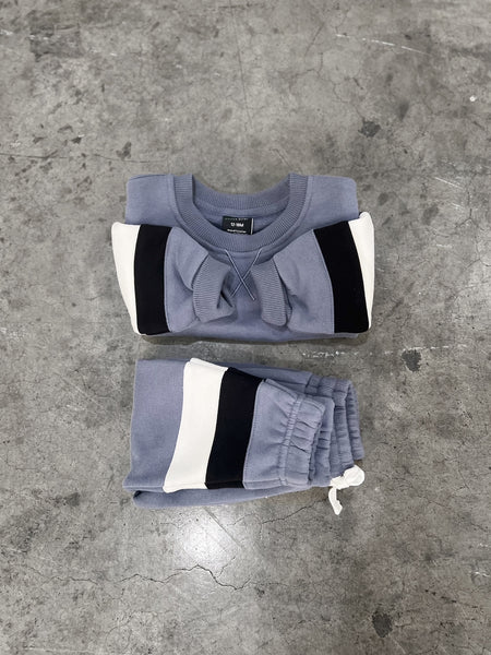 Block Elevated Crewneck - Blue