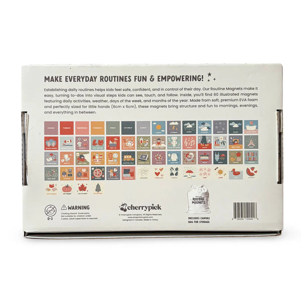 Routine Magnets - Soft Foam Magnetic Set (60 Pc Set)