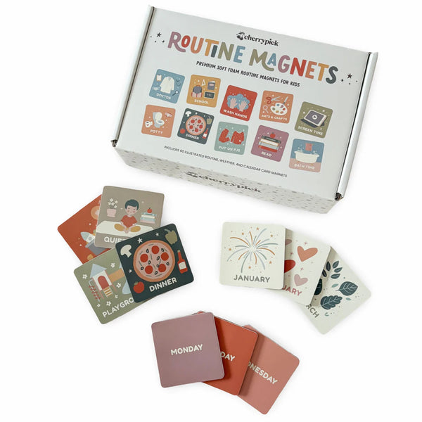 Routine Magnets - Soft Foam Magnetic Set (60 Pc Set)