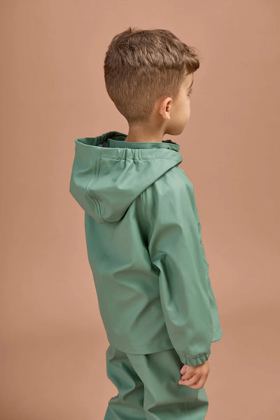 Khaki Kids Rain Jacket