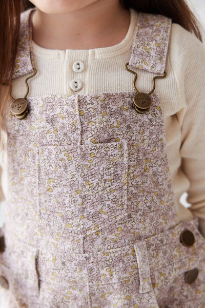 Jordie Cotton Twill Overall - Chloe Lilac