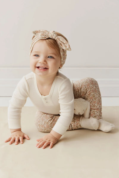 Organic Cotton Everyday Legging - Chloe Egret