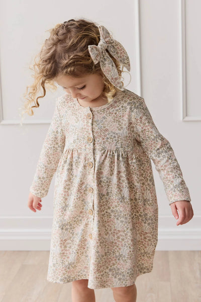 Organic Cotton Poppy Dress - April Glacier