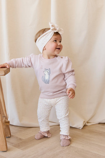 Organic Cotton Everyday Legging - Aries Mauve
