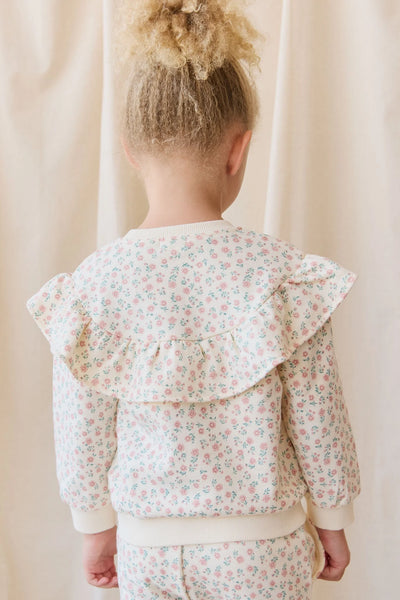 Organic Cotton Mckinley Sweatshirt - Posy Garden Pink